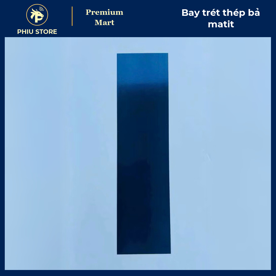 Bay Trét Thép Bả Matit Bản 13 cm, Dài 45 Và 50 cm - Tấm Thép Mỏng Dẻo Dễ Uốn, Trét Bột, Trám Tường - PHIU STORE