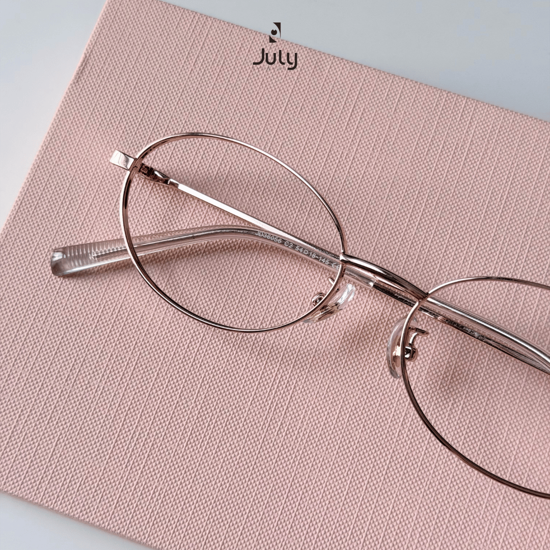 [GLARE] Gọng Kính Titanium Form Oval Nhỏ