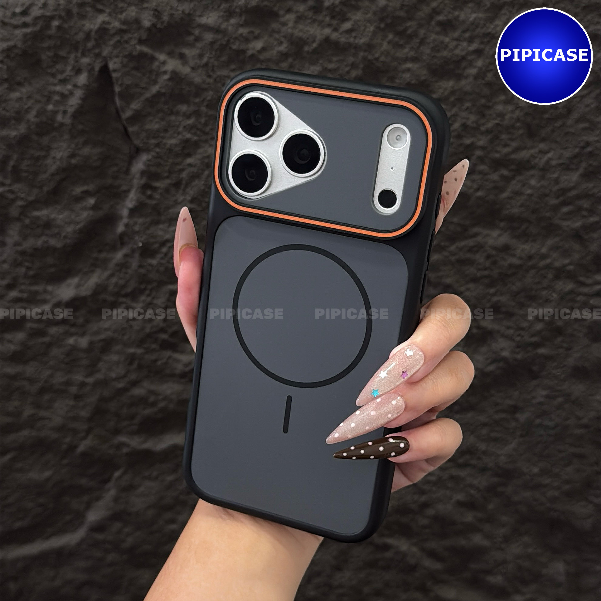 Ốp Lưng iPhone 18 Pro Max - PPC - Đen