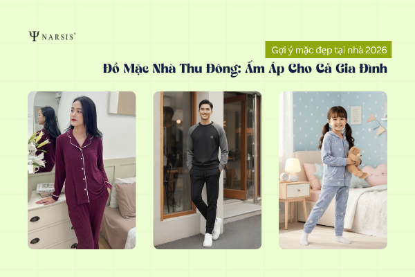 Đồ Mặc Nhà Thu Đông Cho Cả Gia Đình: Ấm Và Dễ Chịu