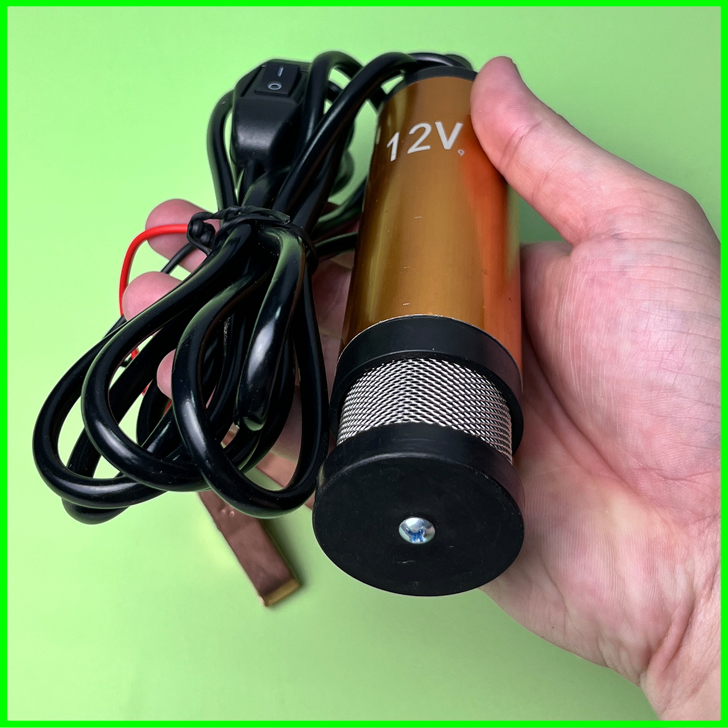 Máy bơm Mini 12,24V , bơm chìm hút dầu nhớt, nước, rượu, motor lõi đồng, lưu lượng 30 lít/phút_thumbnail_2