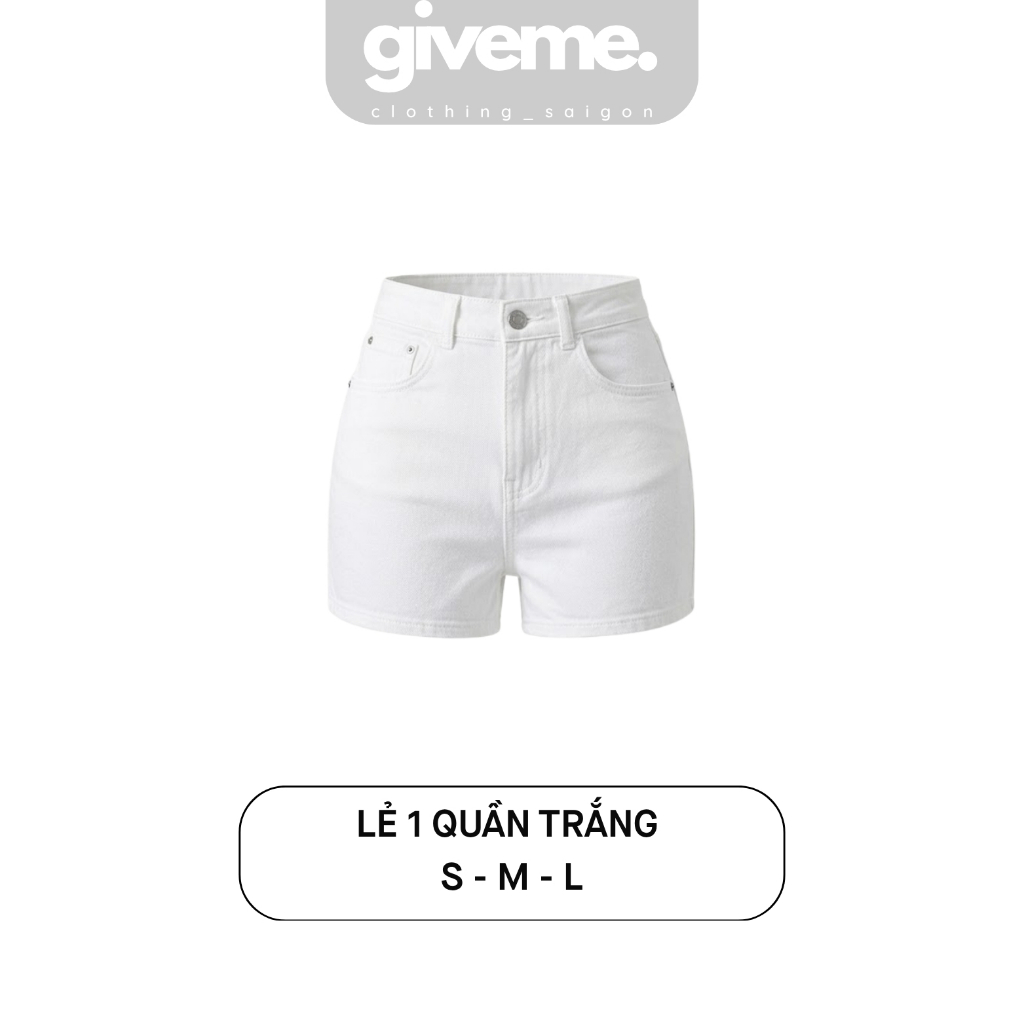 Quần short nút lưng cao - SLC01