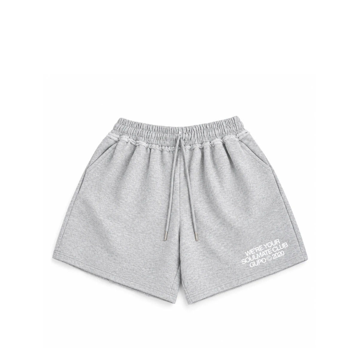 Quần Short Nỉ GUPO Red Flag Baggy Short Nỉ Chân Cua Form Rộng Trên Gối Unisex Local Brand - QSN02