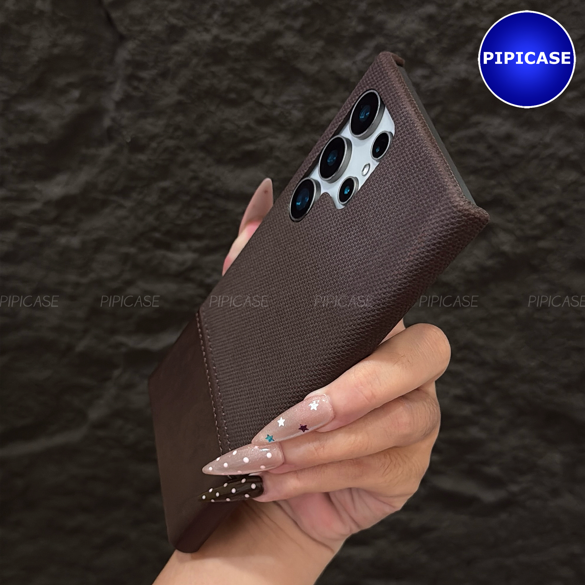 Ốp Lưng Samsung S24 Ultra 5G - Lechi - Nâu_thumbnail_3
