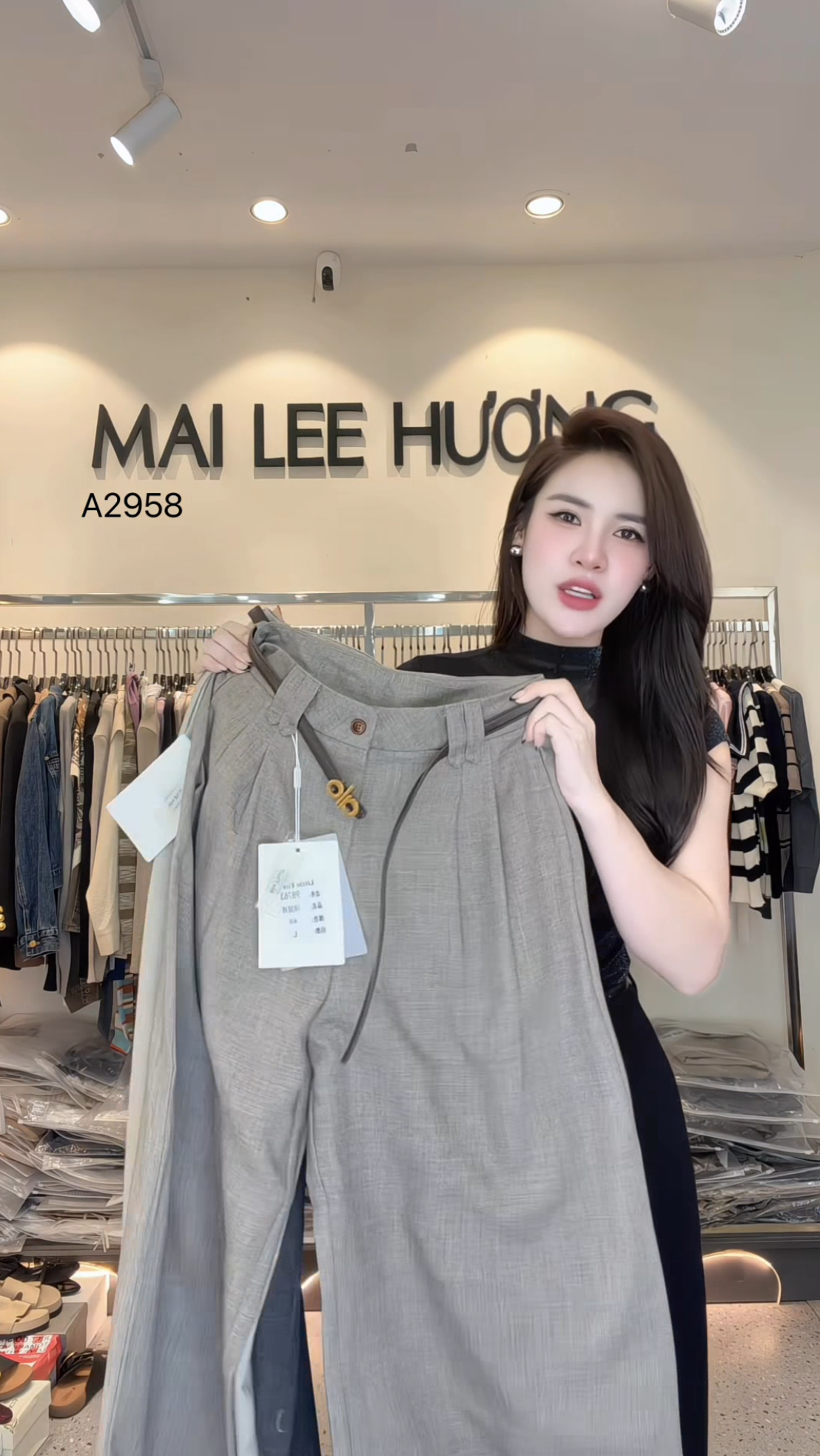 Quần suông kèm đai 1545_thumbnail_1