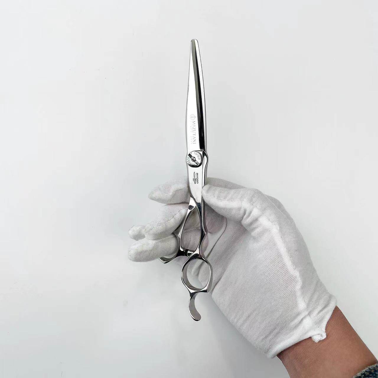 Kéo cắt & tỉa tóc Mizutani – D-series / Yugagi / Damascus (Hàng order)_thumbnail_6