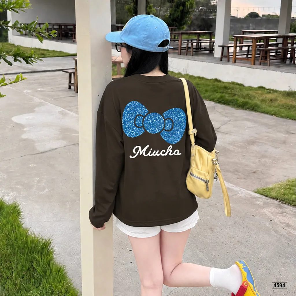 Áo thun dài tay Miucho hình nơ dễ thương 4594_thumbnail_3