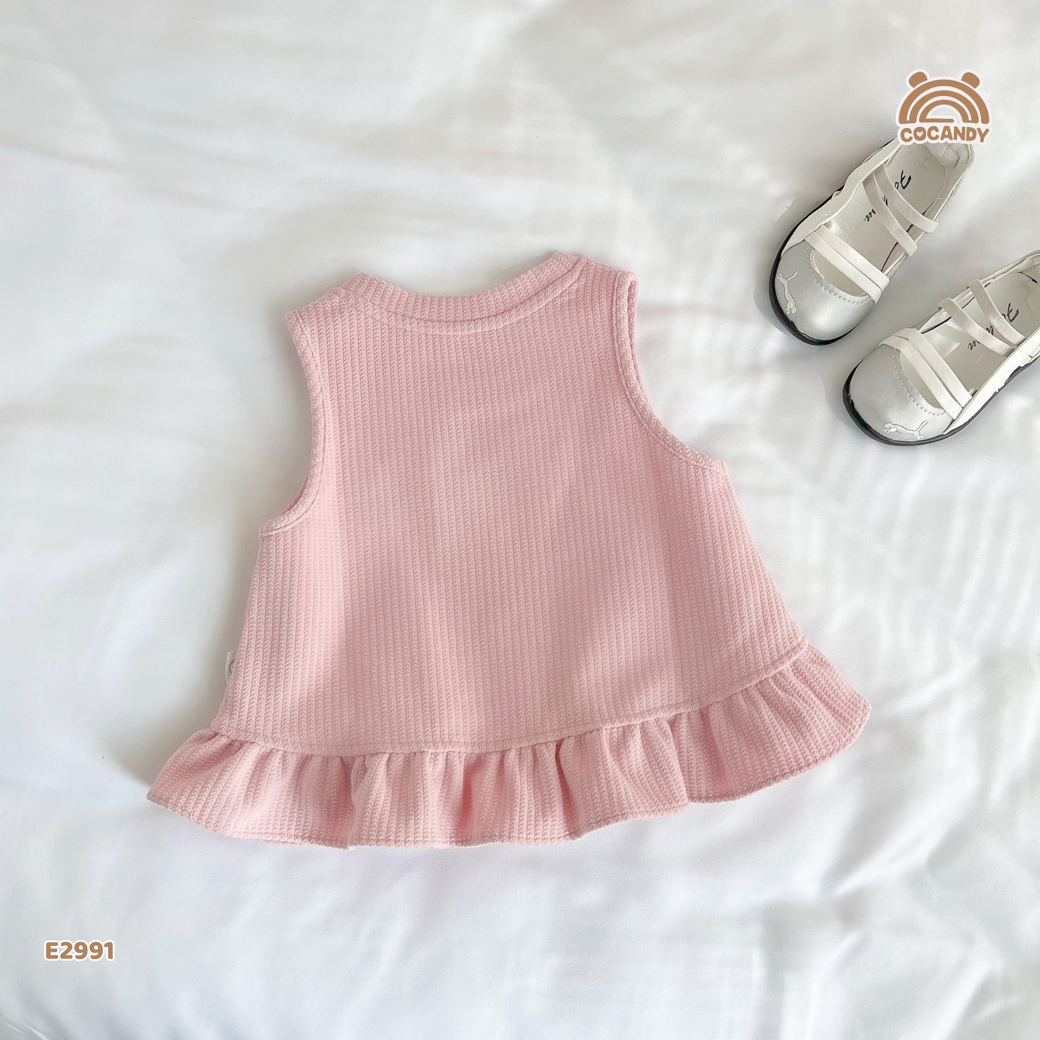 Áo gile HỒNG tag nơ ngực_thumbnail_5