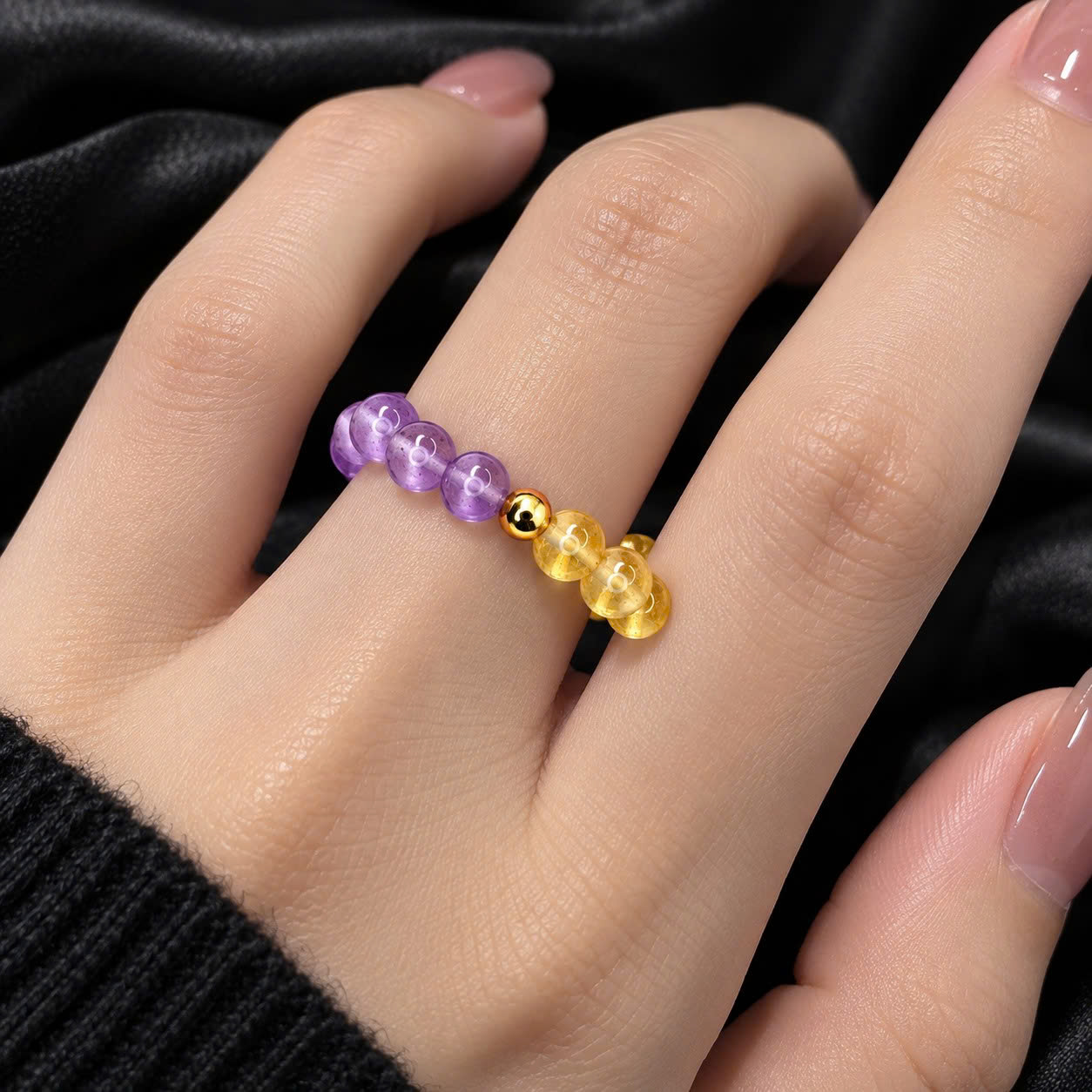 Nhẫn kiểu phong thuỷ đá amethyst+citrinew._thumbnail_3