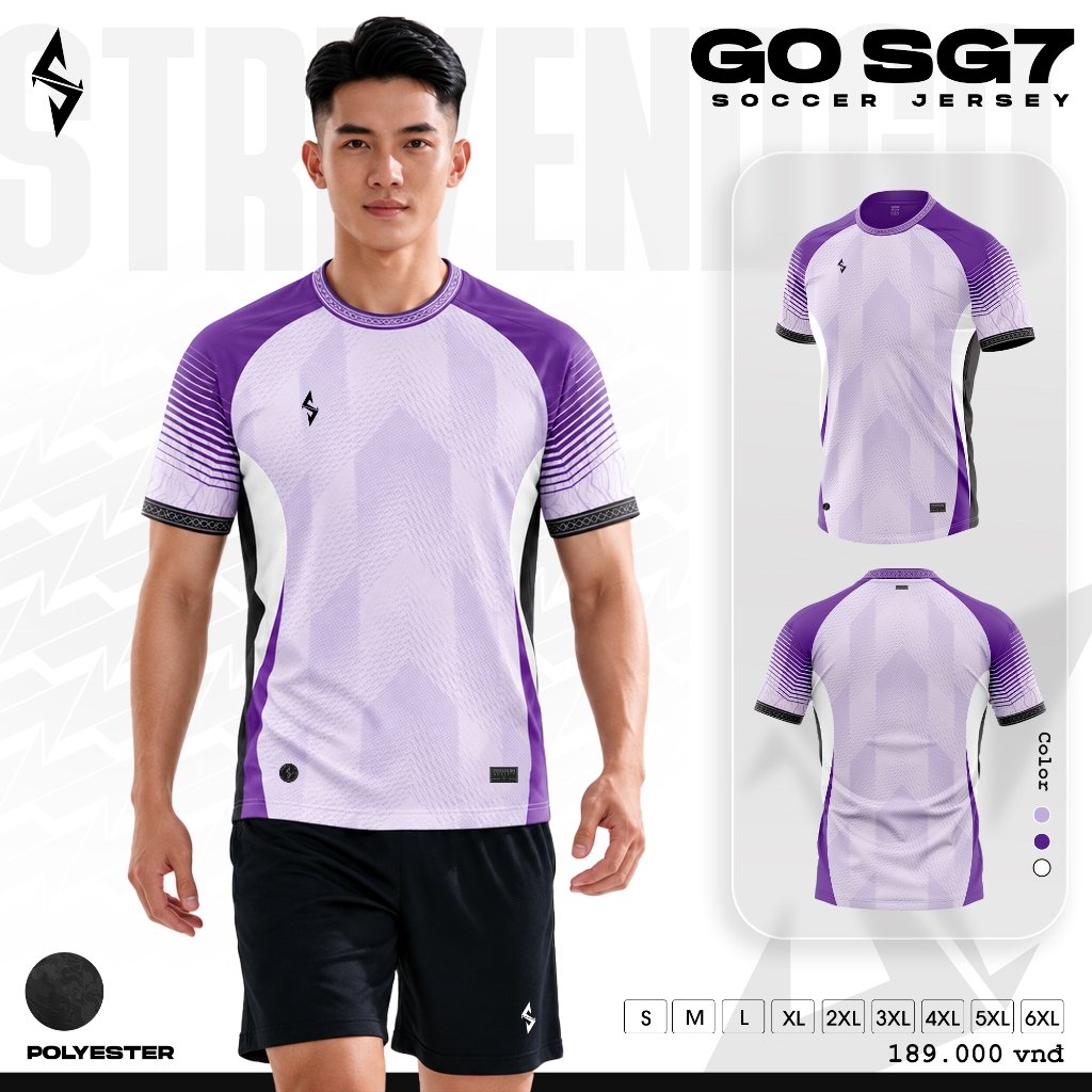 BST Quần Áo Bóng Đá Strivend GO SG07 Thun Mè Thoáng Khí Thể Thao Đương Đại_thumbnail_6