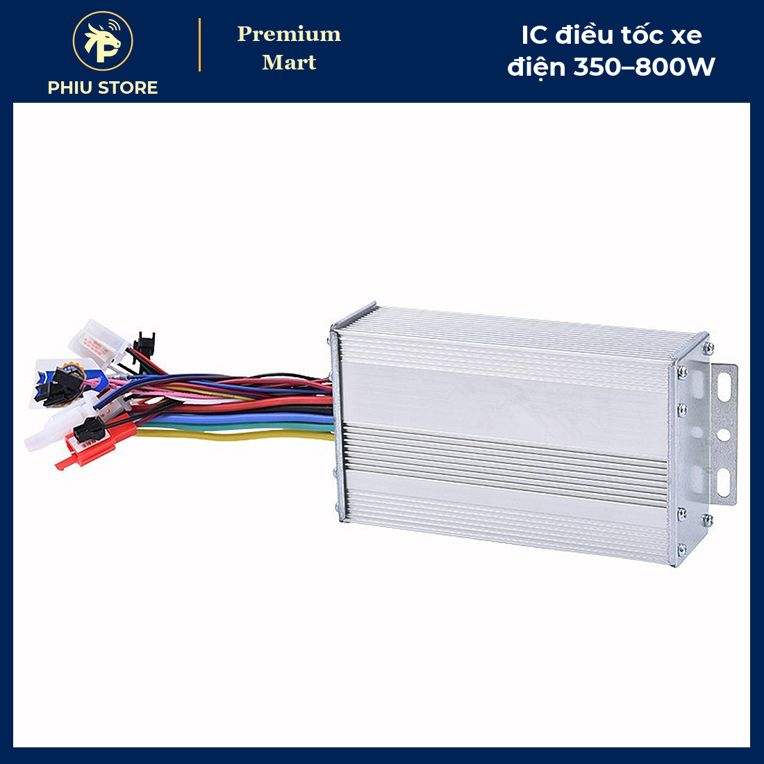 IC Điều Tốc Xe Điện 350–800W 36/48/64V - Bộ Điều Khiển Không Chổi Than 5 Trong 1 - PHIU STORE