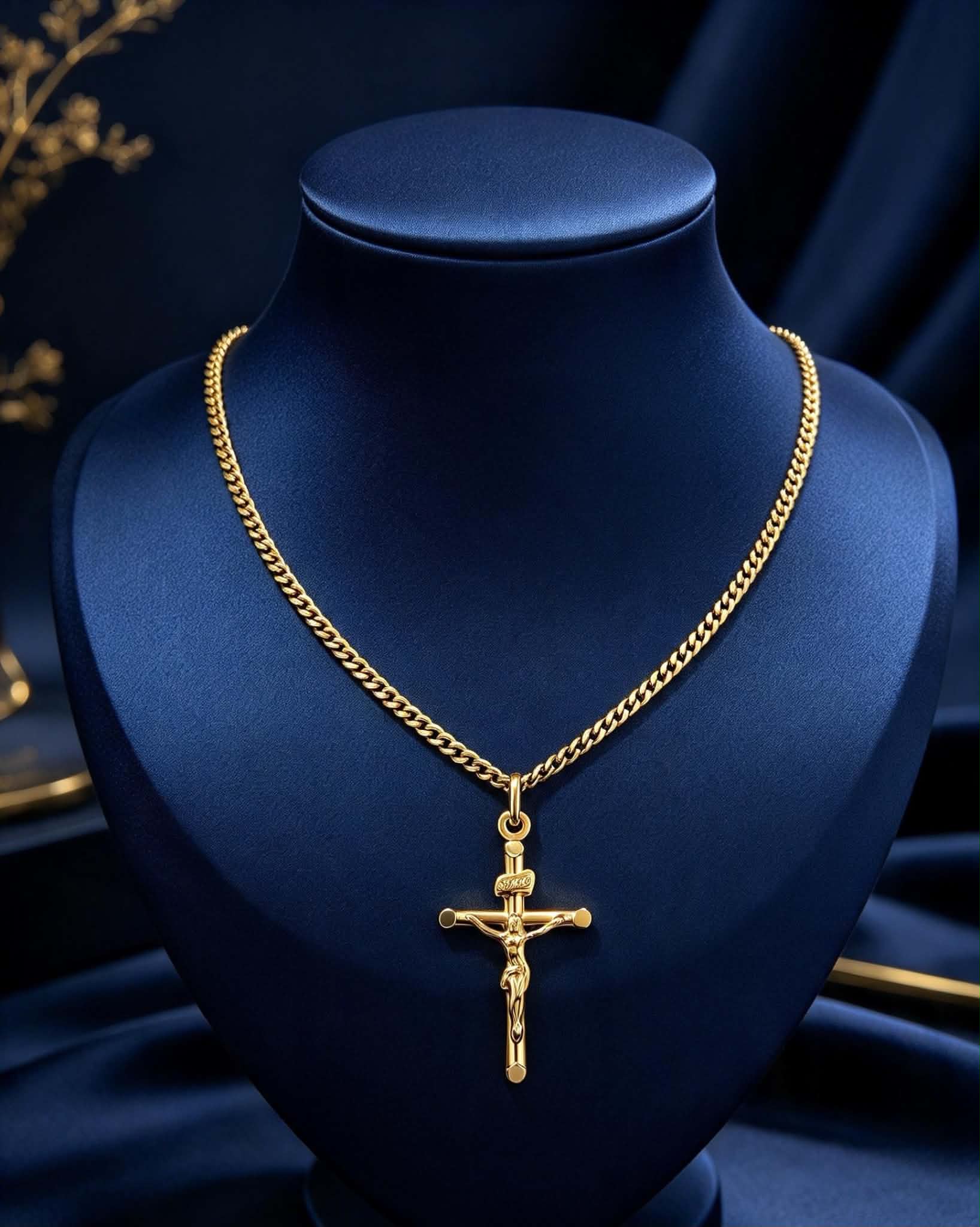 CROSS W/IMAGE NECKLACE SUBASTA