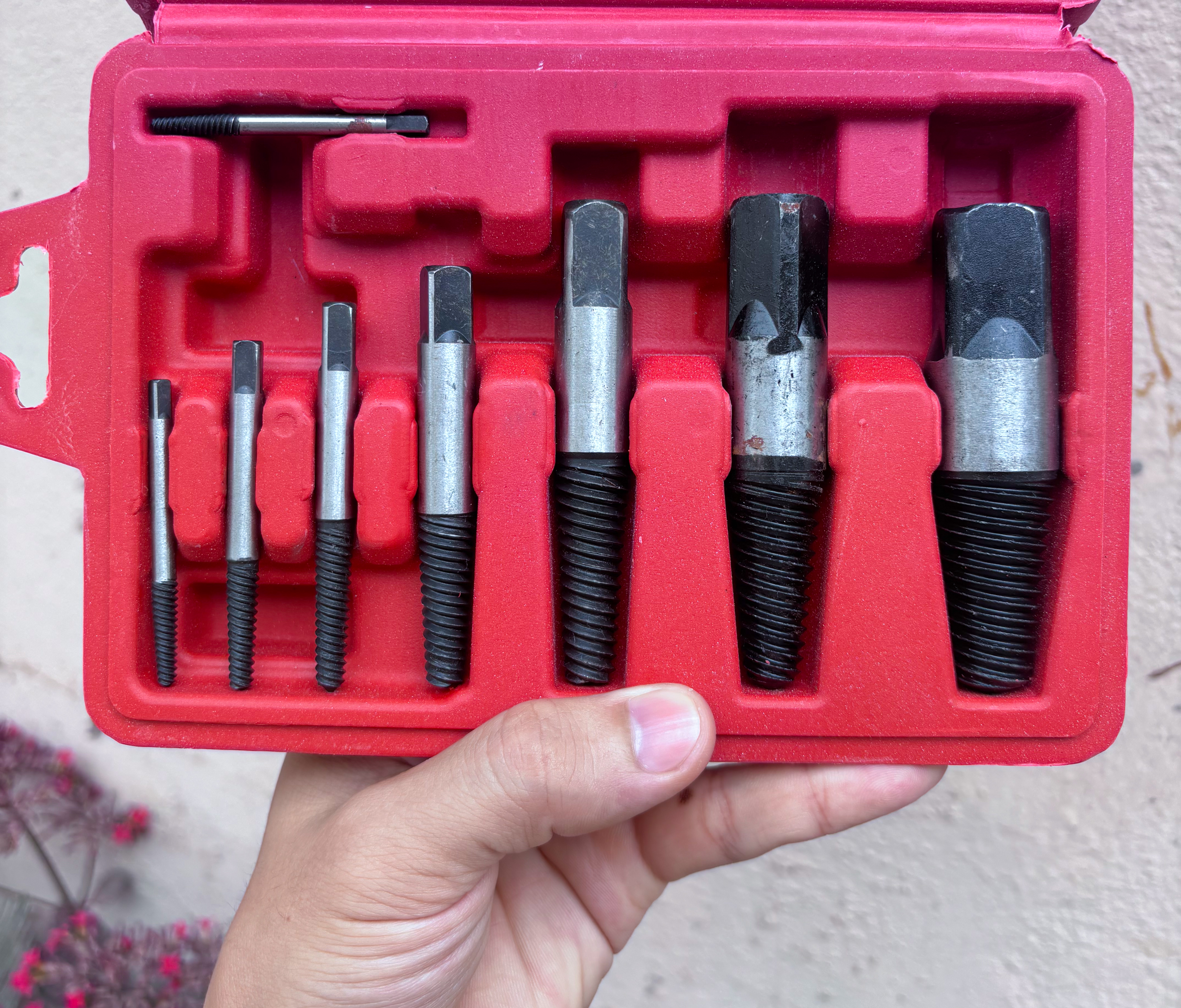 Bộ Mũi Tháo Ốc Gãy, Vít Toét Đầu Thép Hợp Kim Cr-V