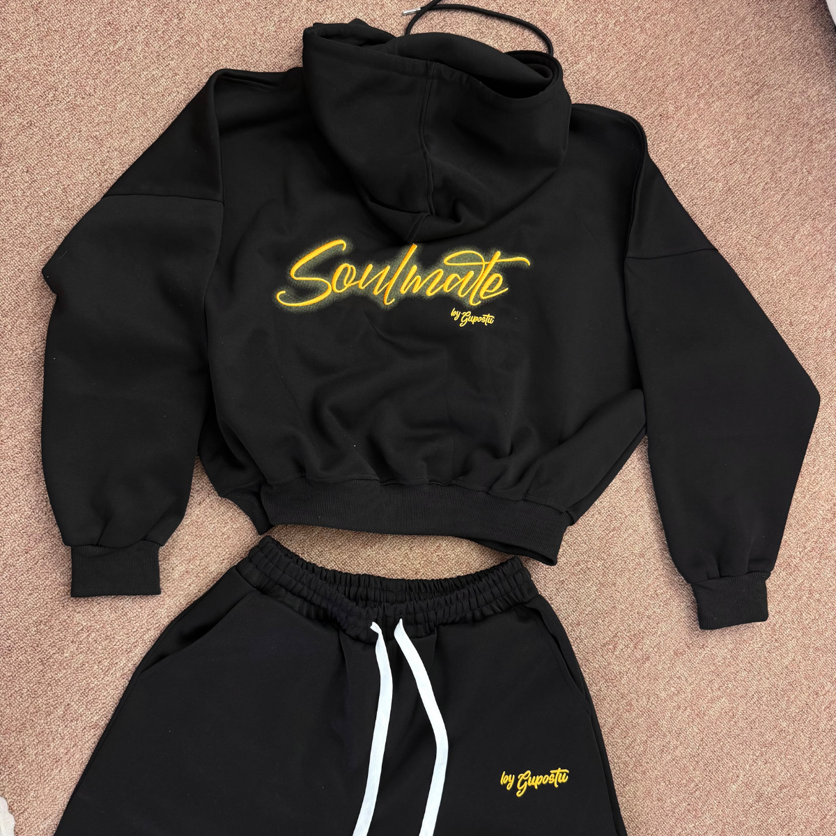Áo Hoodie Zip Soulmate GUPO Áo Khoác Nỉ Ép Hàn 380GSM Thêu Nổi Form Boxy Unisex Local Brand - AKN-01_thumbnail_8