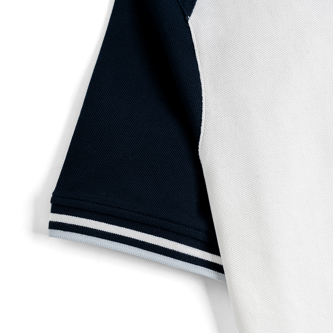 Áo Polo Raglan Phối Màu Trắng/Navy_thumbnail_3