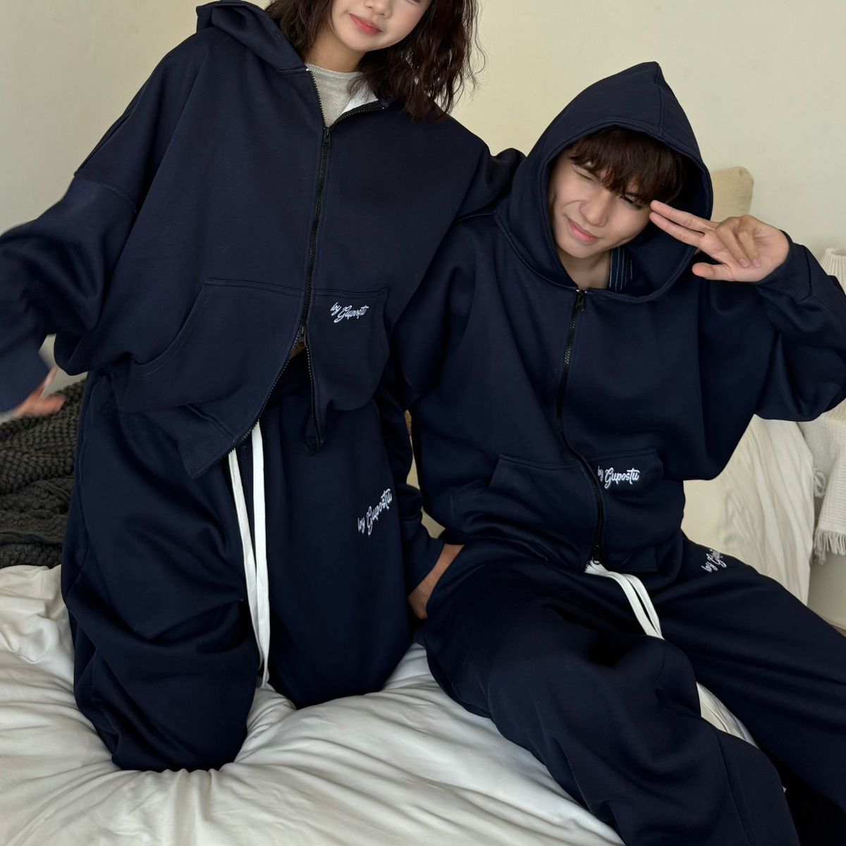 Set Bộ Nỉ Áo Hoodie Zip Soulmate GUPO Form Boxy Quần Dài Form Rộng Unisex Local Brand - SETNI_thumbnail_9