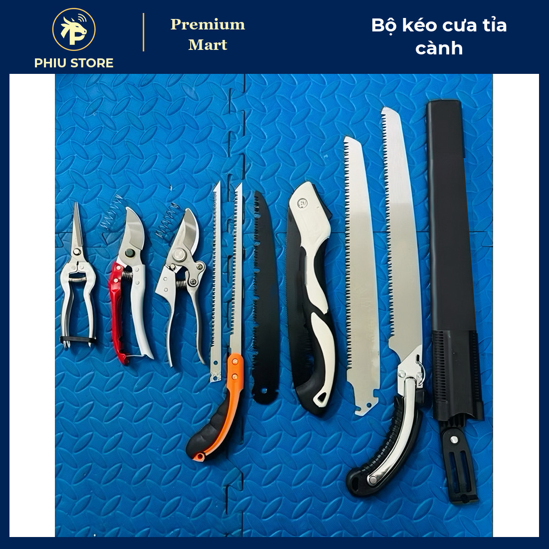 Bộ Dụng Cụ Tỉa Cành Làm Vườn Thép SK5 4–13 Món - Kéo Cắt Cành, Kéo Tỉa, Cưa Lách, Cưa Gấp Gọn, Đá Mài - PHIU STORE_thumbnail_7