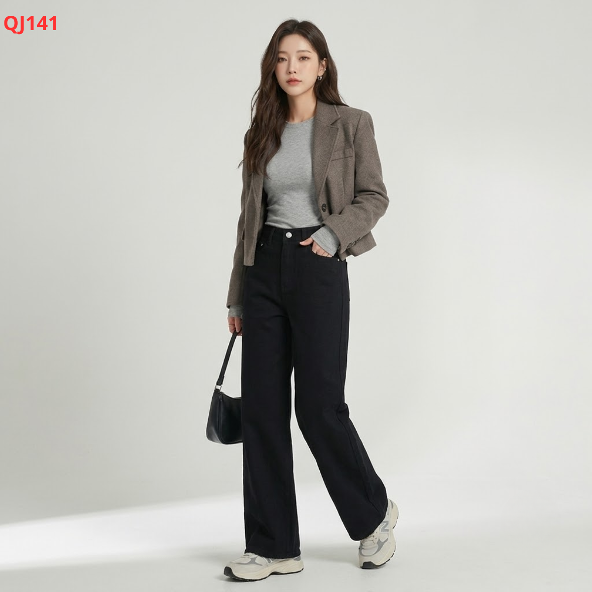 QJ141- Quần jeans Nữ đen