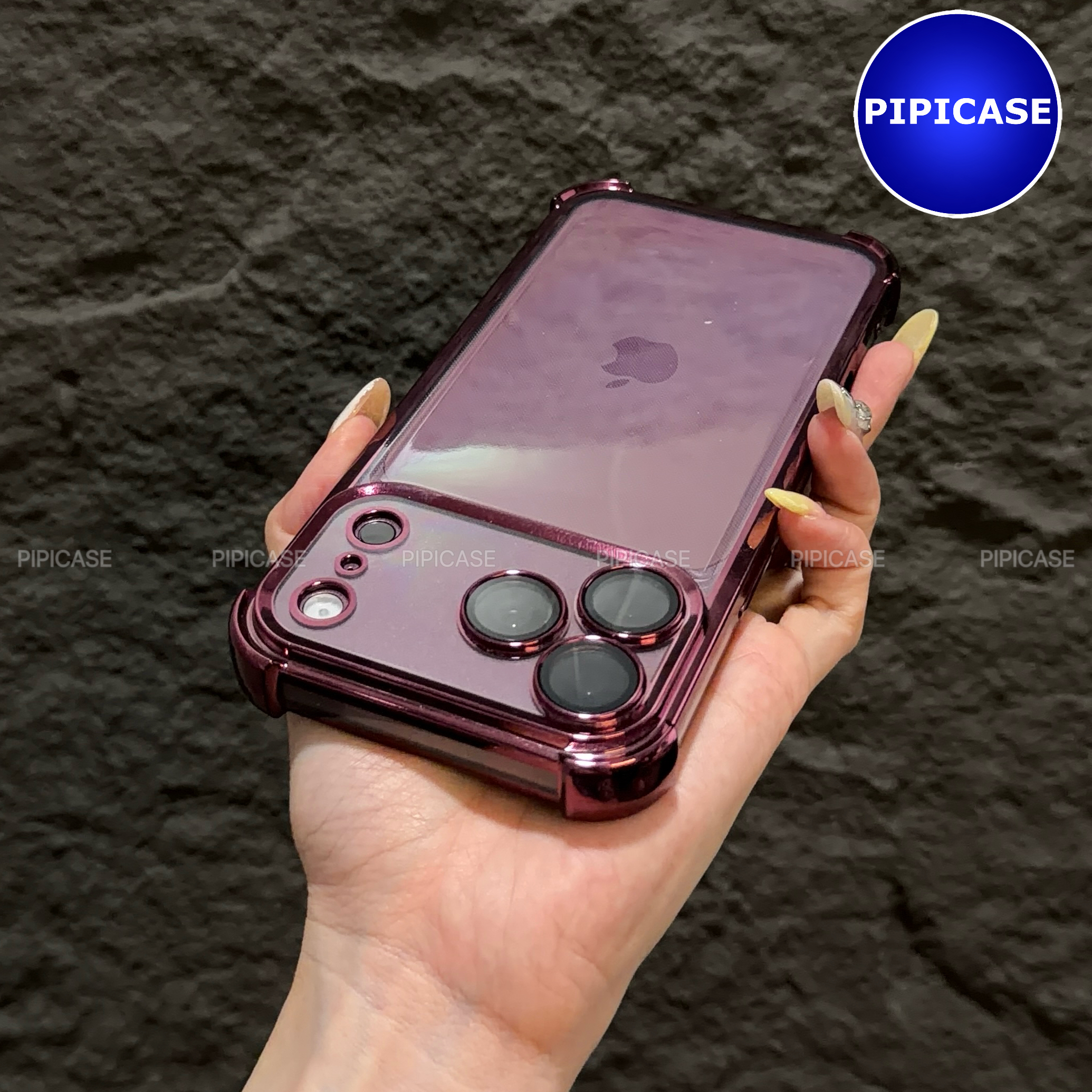 Ốp Lưng iPhone 18 Pro Max - Gu - Đỏ Burgundy_thumbnail_9