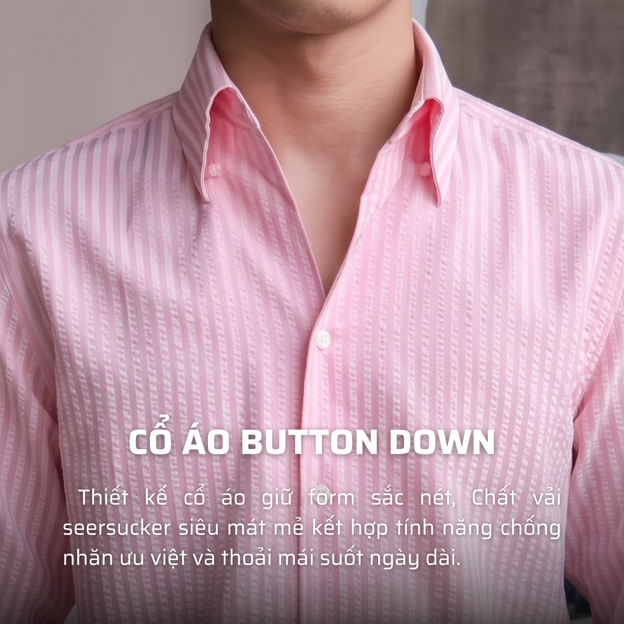 Áo Sơ Mi Seersucker Cổ Button Down_thumbnail_28