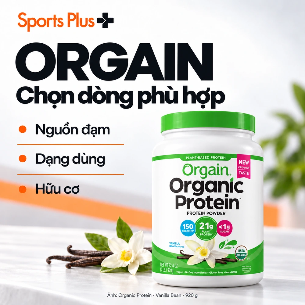 Orgain của nước nào? Tìm hiểu protein thực vật và USDA Organic