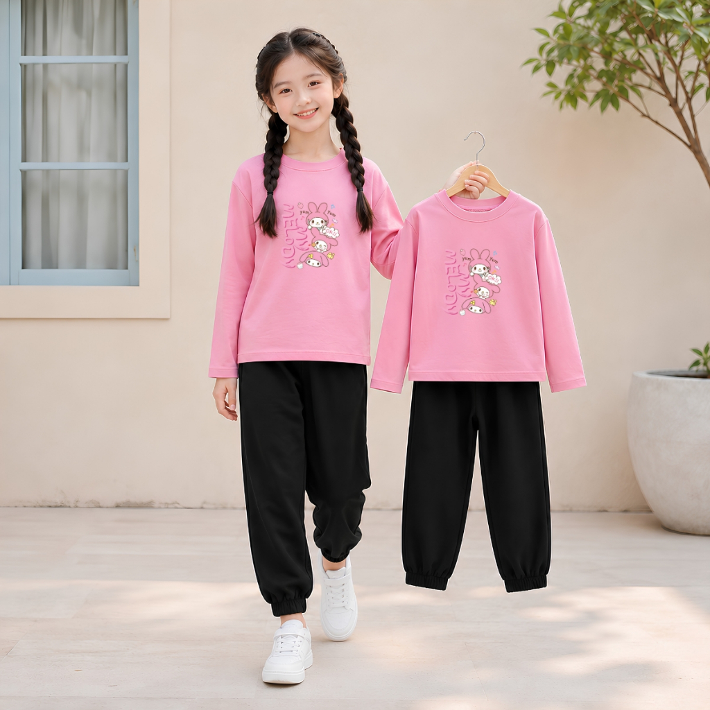 Set bộ Thu - Đông chất liệu cotton bé gái in 3 hình Medoly - Loza Kids BW727_thumbnail_4