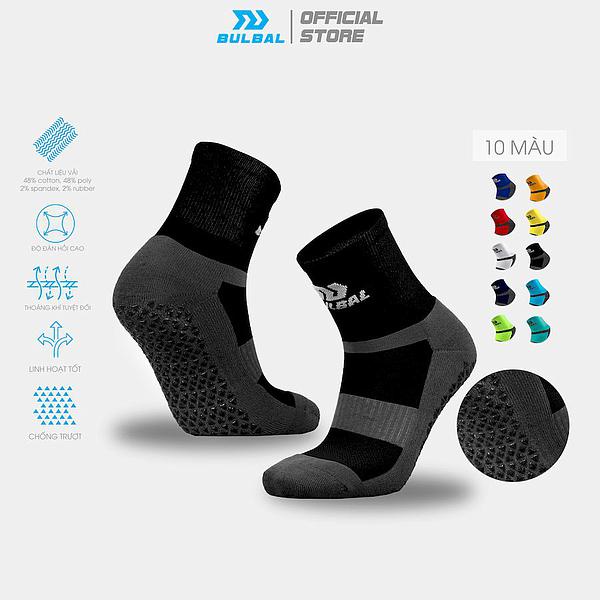 Tất Vớ Chống Trơn Bulbal (1 Đôi) Tất Đá Banh Chống Trượt Đá Bóng Lửng Chất Liệu Cotton Ngăn Mùi Hôi_thumbnail_7