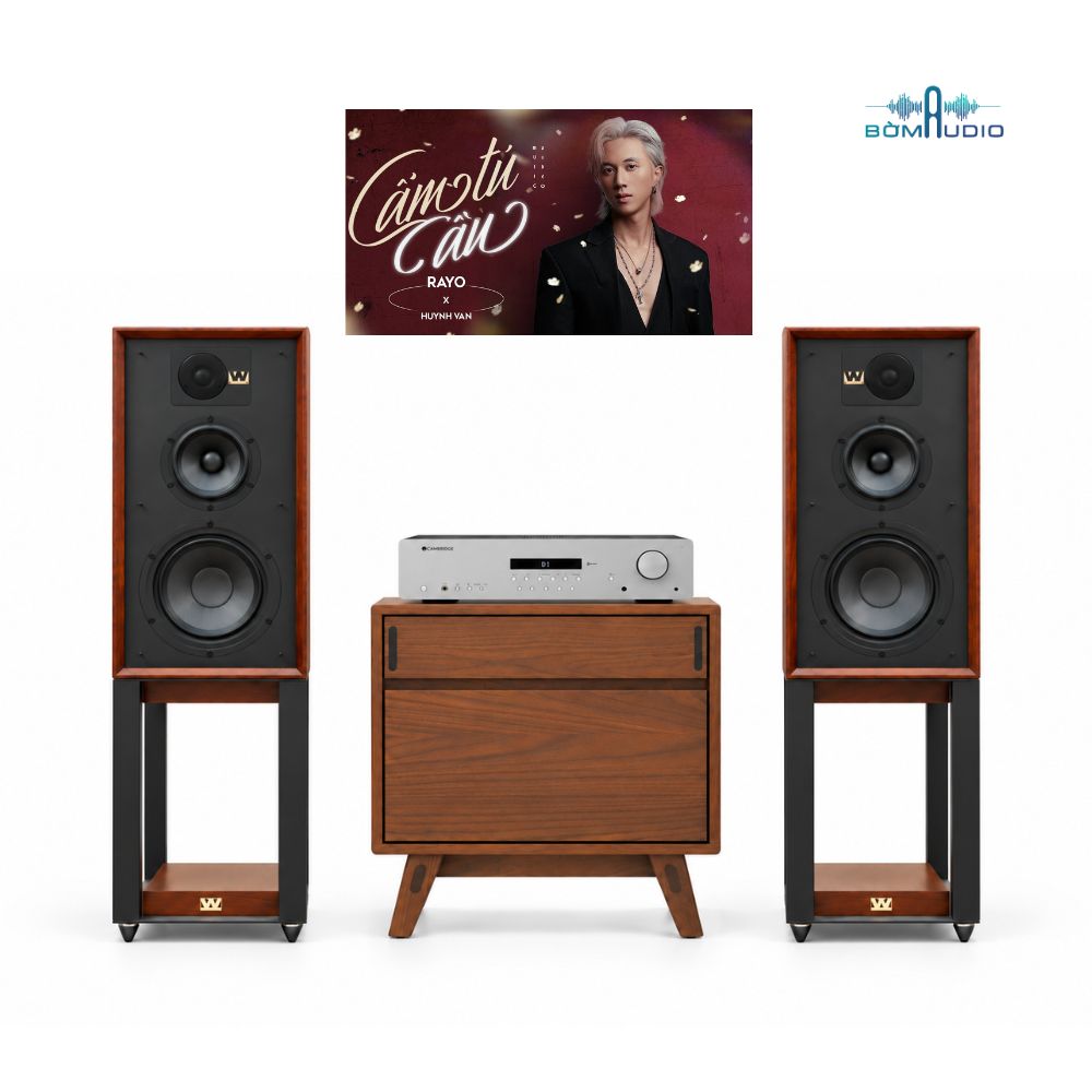 Combo Amply CAMBRIDGE AUDIO AXR100 + Loa WHARFEDALE LINTON HERITAGE 85TH - CAW7_thumbnail_1