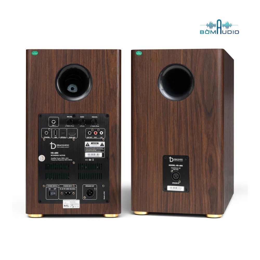 Loa Bookshelf Active DBACOUTIC HS-6BK_thumbnail_8