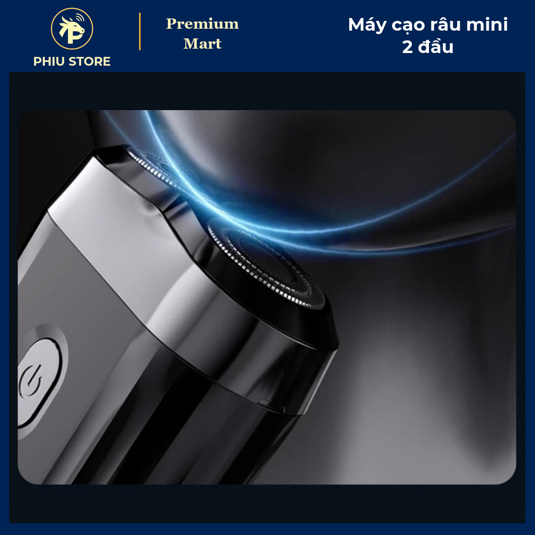 Máy Cạo Râu Mini Cầm Tay Sạc Type-C Chống Nước IPX7 - Cạo Khô Và Cạo Ướt, Gọn Mang Đi Công Tác, Du Lịch - PHIU STORE_thumbnail_4