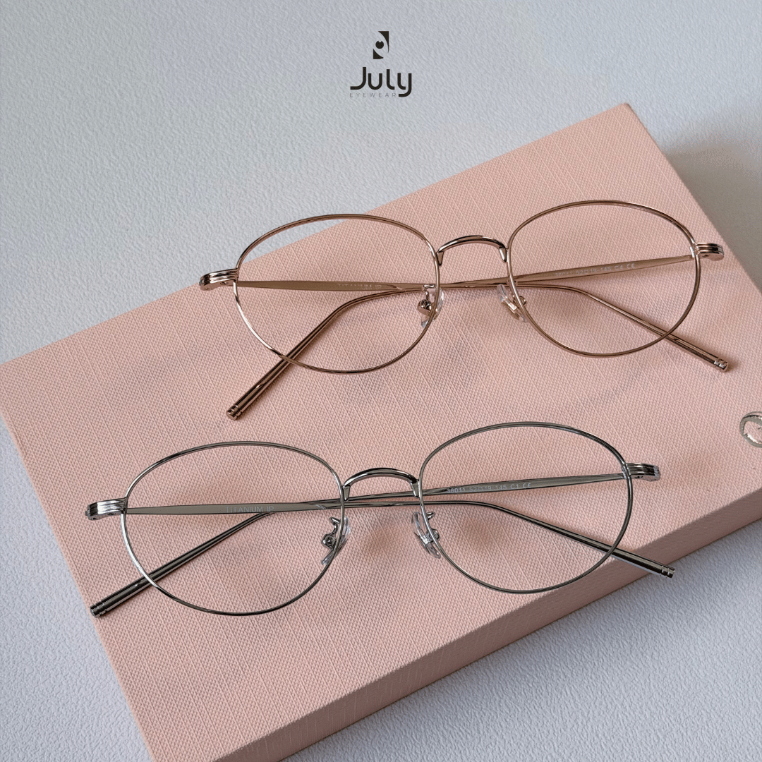 [RACHEL] Gọng Kính Nữ Form Oval Chất Liệu Titanium