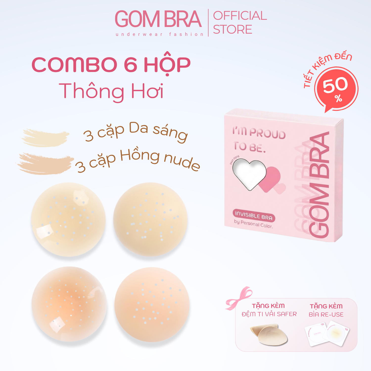Miếng Dán Vòng 1 Nữ Silicone Tàng Hình Gom Bra, Keo Bám Dính Tốt Tệp Da, Có Thể Tái Sử Dụng - SA-5550_thumbnail_18