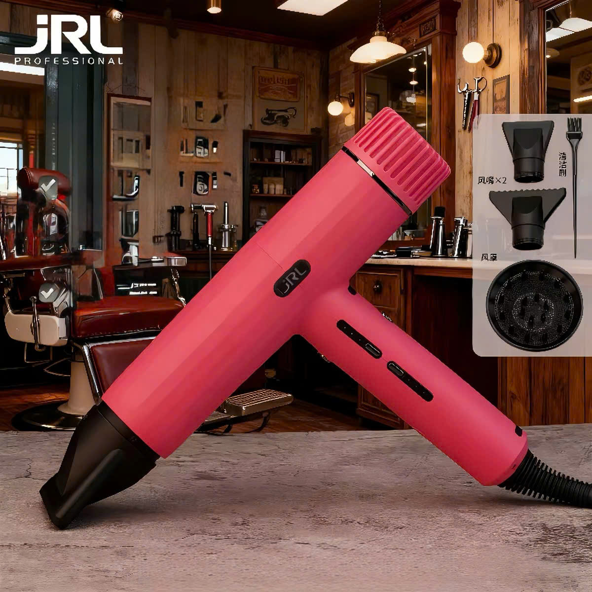 Máy sấy tóc jRL FORTE PRO màu hồng