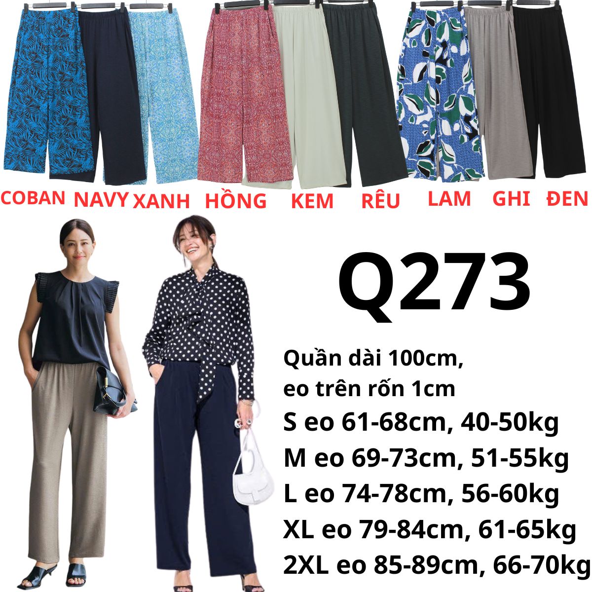 Q273 - Quần thun Nhật