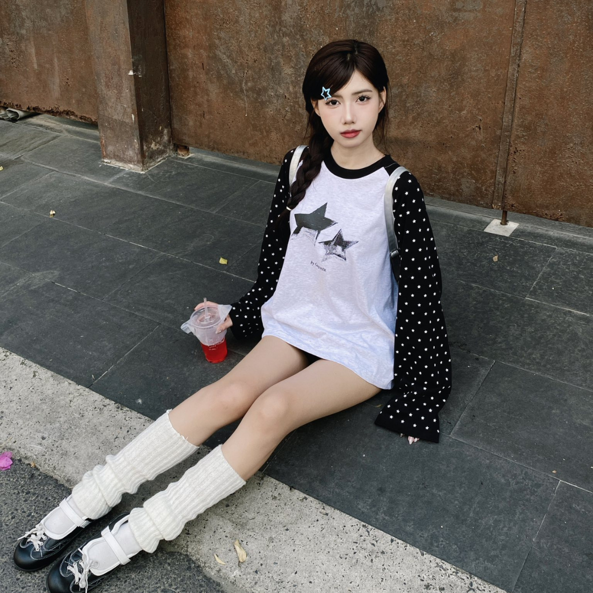 Áo Thun Tay Dài Raglan Cosmic Star GUPO Form Boxy Unisex Local Brand – ATD03