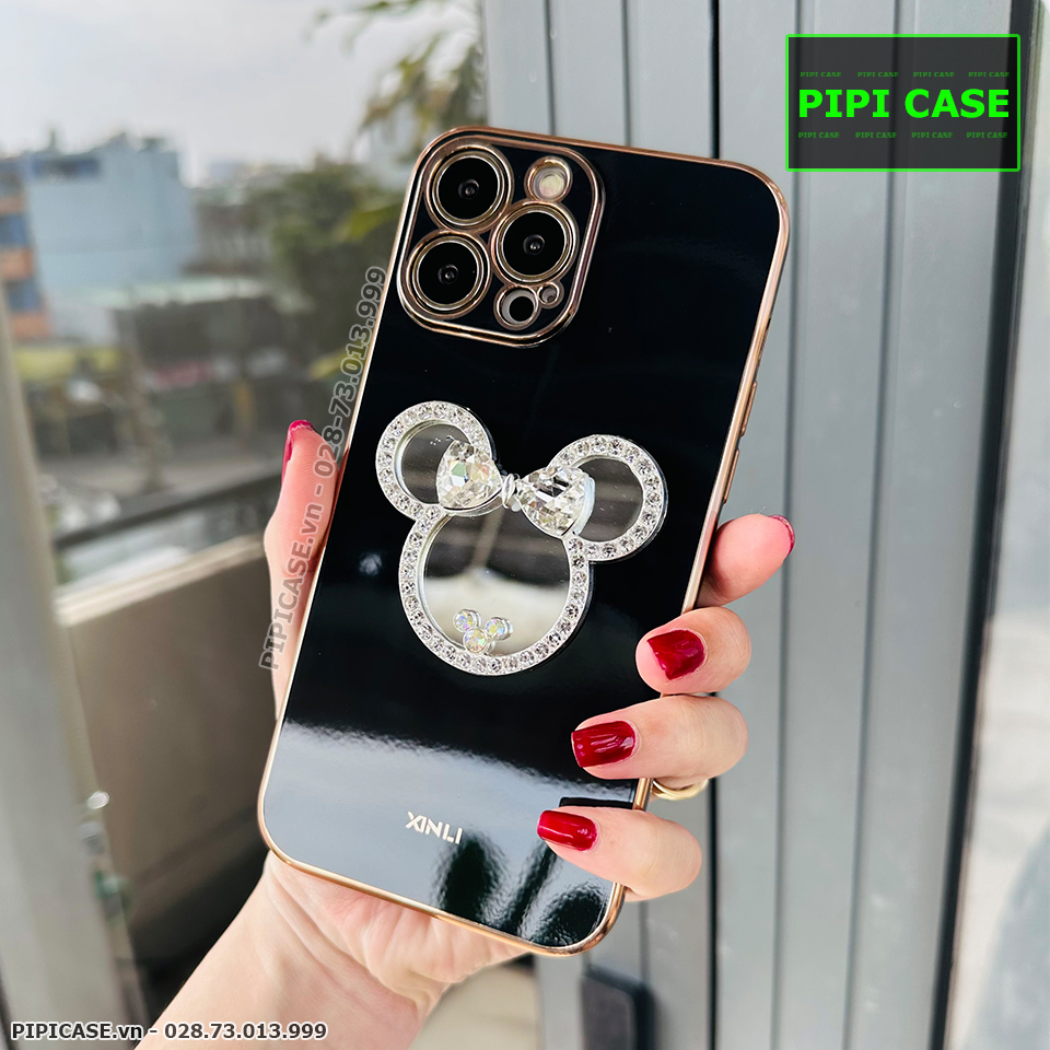 Ốp Lưng iPhone 13 Pro Max - Mic Gương - Đen_thumbnail_4