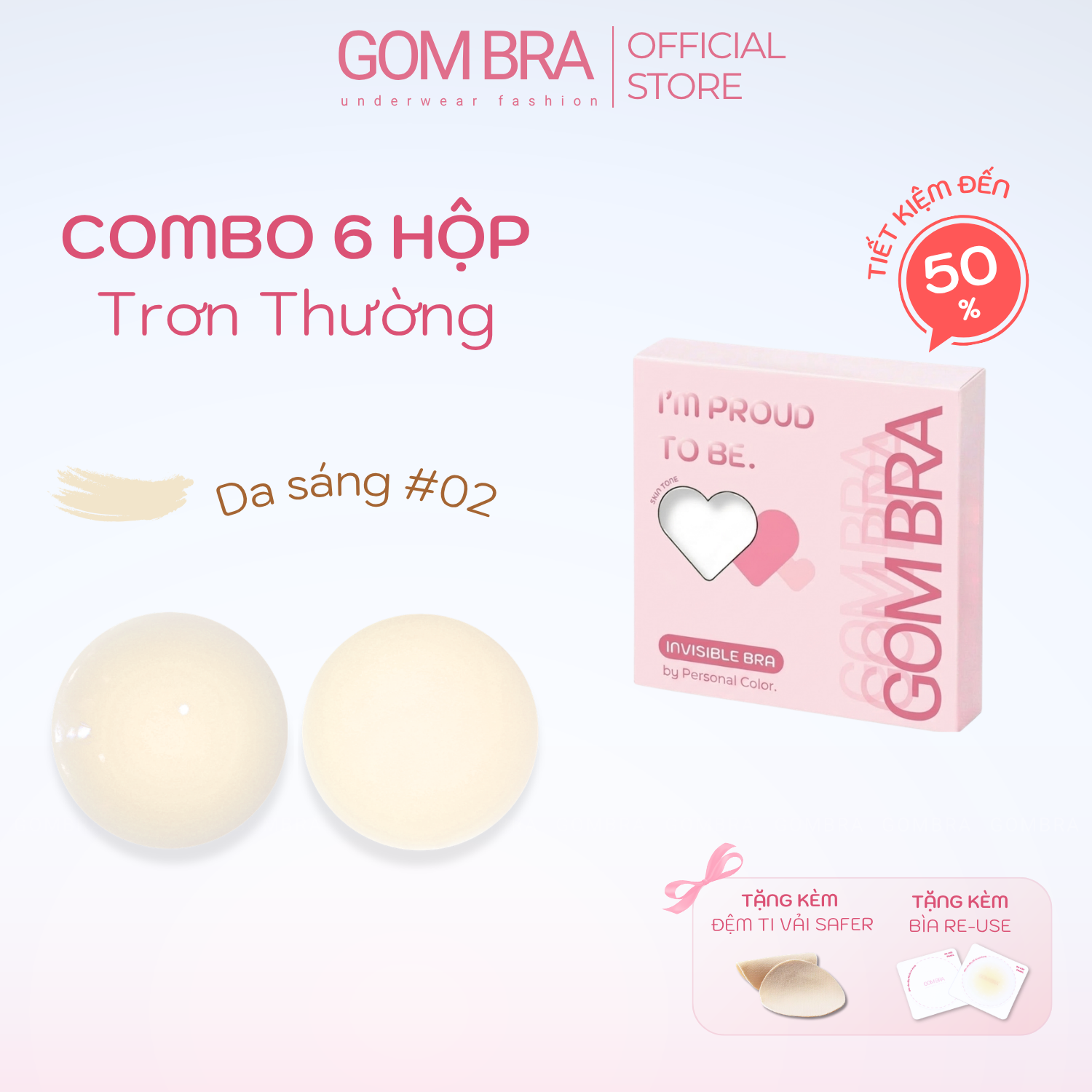 Miếng Dán Vòng 1 Nữ Silicone Tàng Hình Gom Bra, Keo Bám Dính Tốt Tệp Da, Có Thể Tái Sử Dụng - SA-5550_thumbnail_13