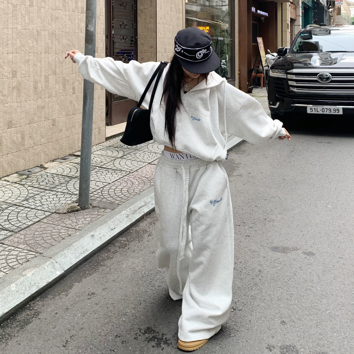 Set Bộ Nỉ Áo Hoodie Zip Soulmate GUPO Form Boxy Quần Dài Form Rộng Unisex Local Brand - SETNI_thumbnail_4