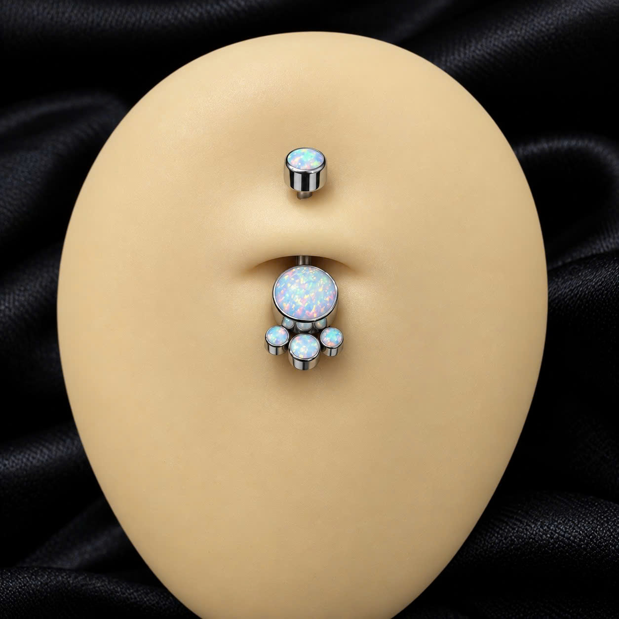 rốn titan đá opal hồng xanh sữa đính ba đá tròn_thumbnail_3