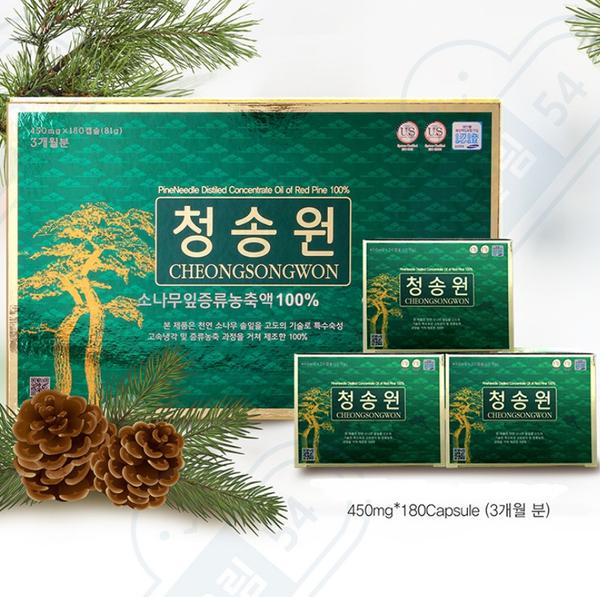 Tinh dầu thông đỏ Cheongsongwon 180 Viên_thumbnail_3