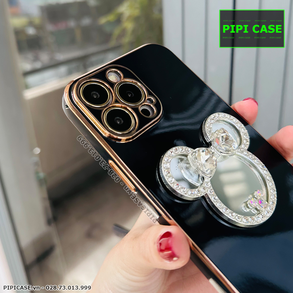 Ốp Lưng iPhone 13 Pro Max - Mic Gương - Đen_thumbnail_5
