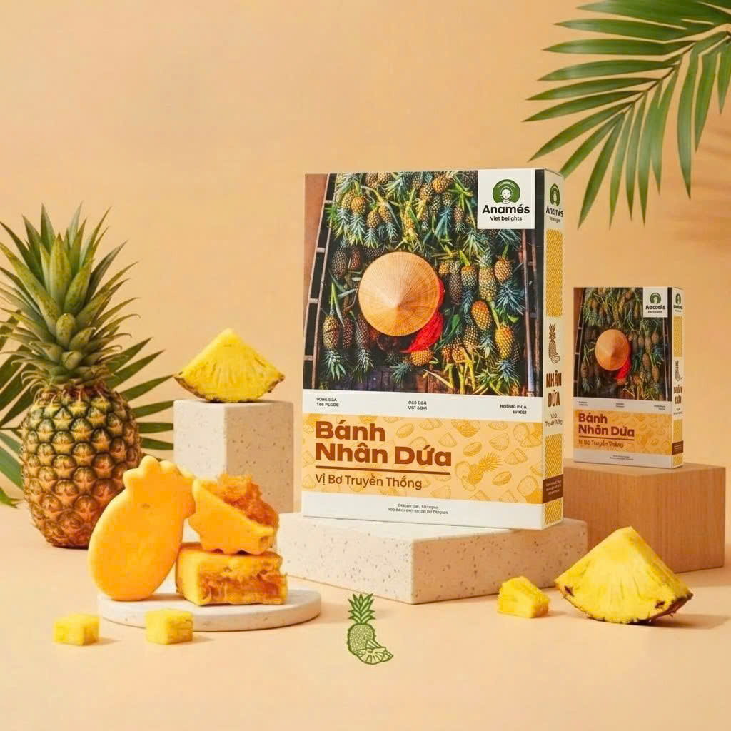 Bánh Anames Nhân Dứa