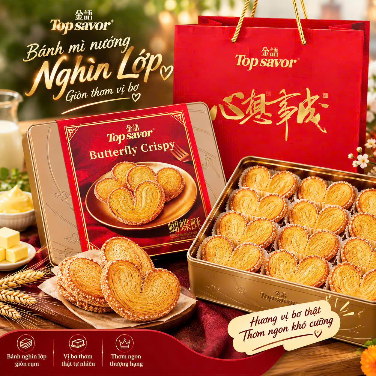 HỘP BÁNH MÌ NƯỚNG TOP SAVOR
