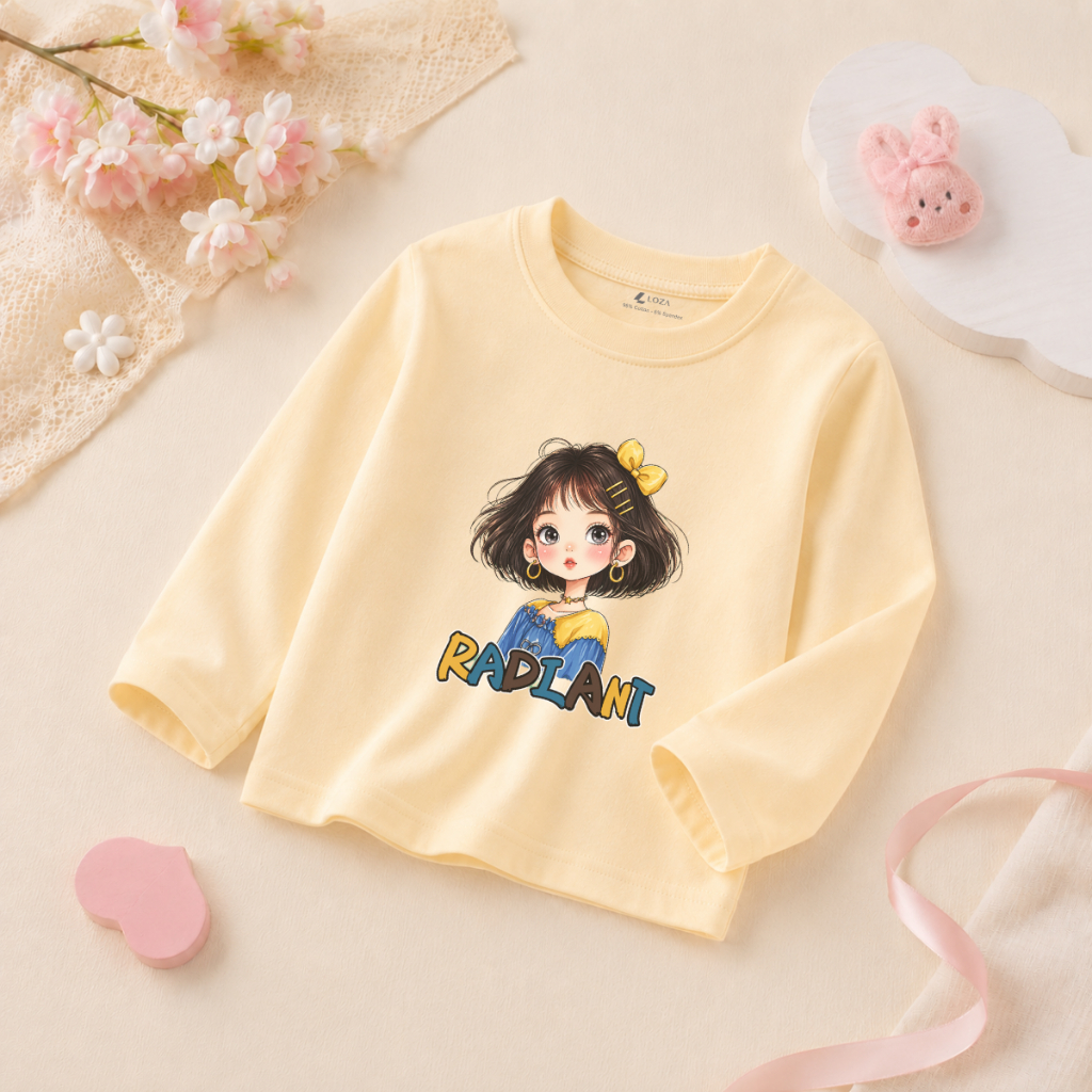 Áo thun dài tay bé gái nhiều hình in cô gái dễ thương - Loza Kids  KT015_thumbnail_8