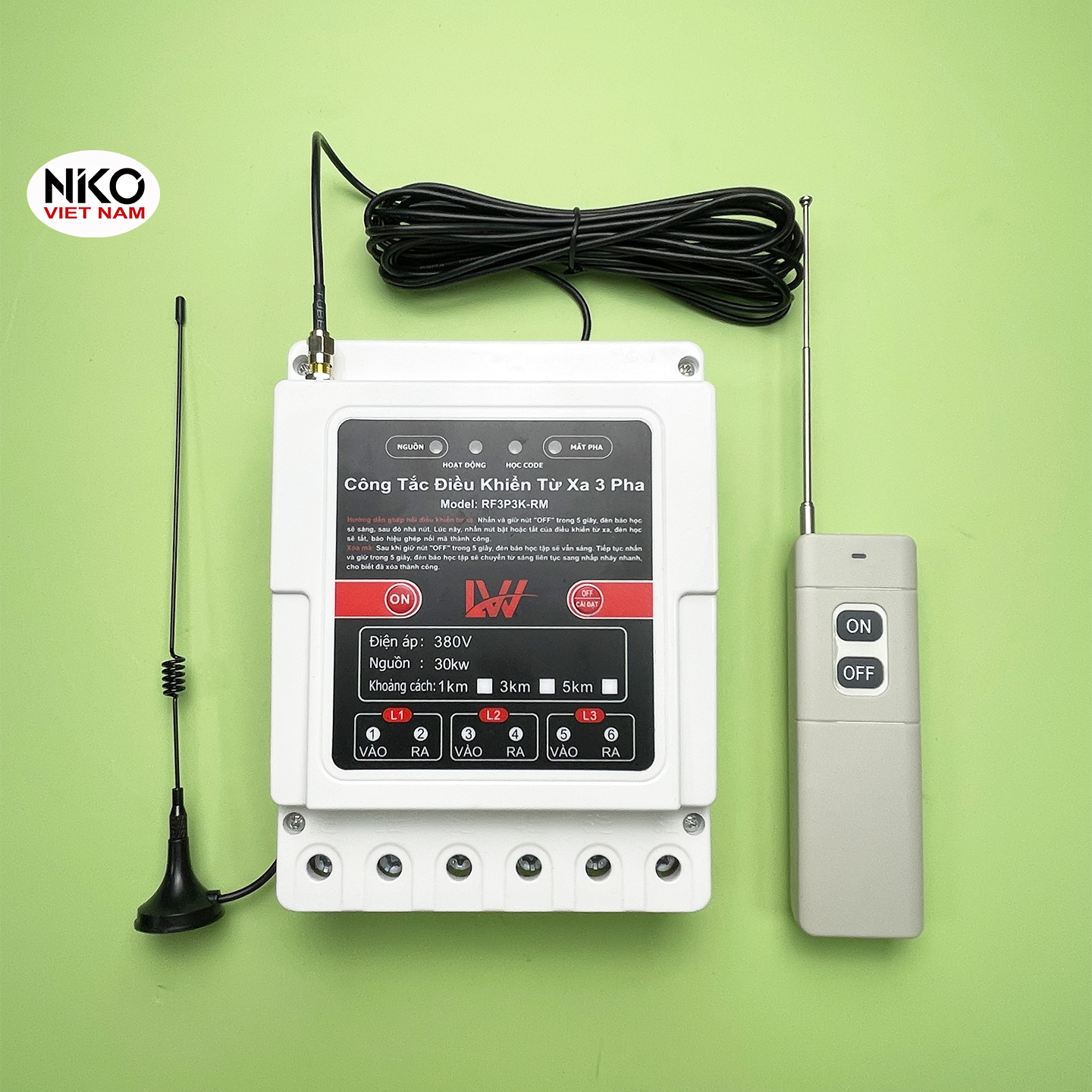 Công tắc điều khiển thiết bị điện 1pha, 3 pha