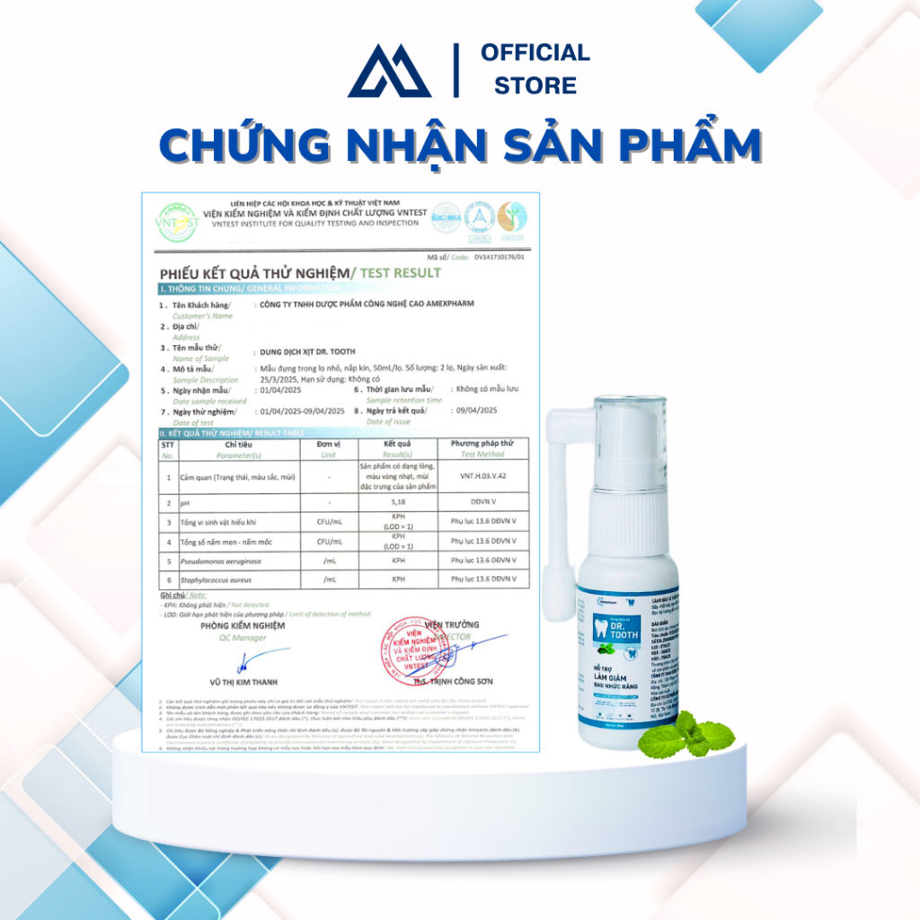[Bộ 3 tiết kiệm] 2 Dung dịch xịt Dr.Tooth + 1 Nước súc miệng Dr.Tooth_thumbnail_1