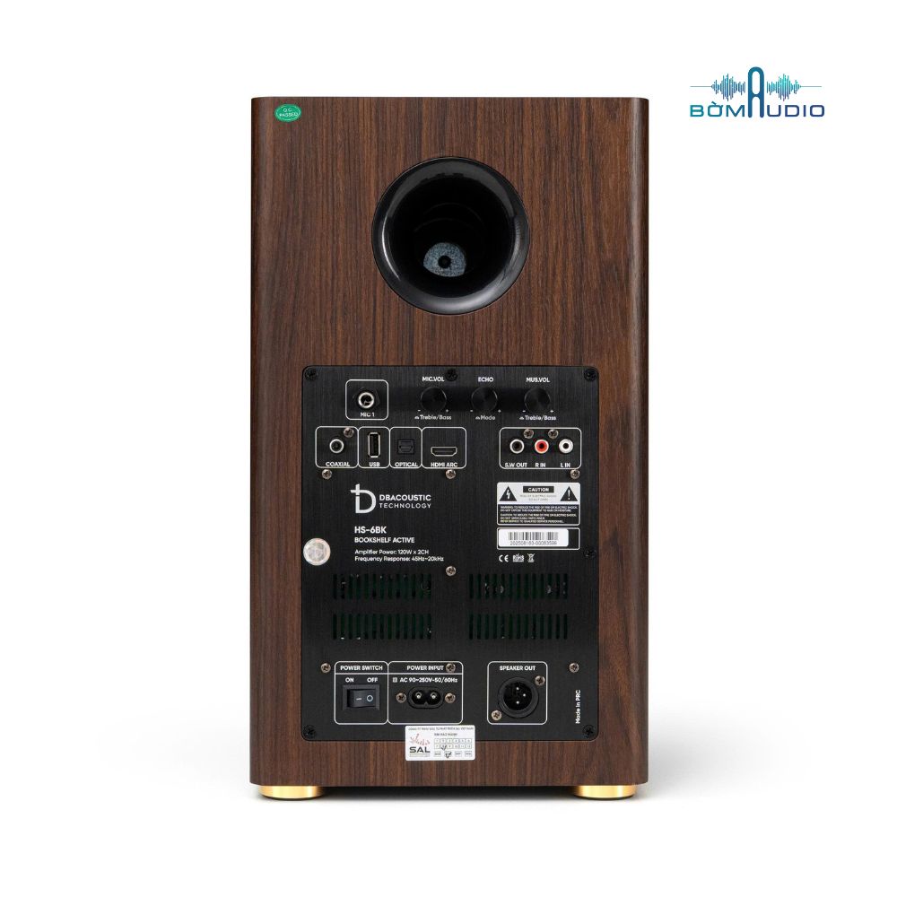 Loa Bookshelf Active DBACOUTIC HS-6BK_thumbnail_2
