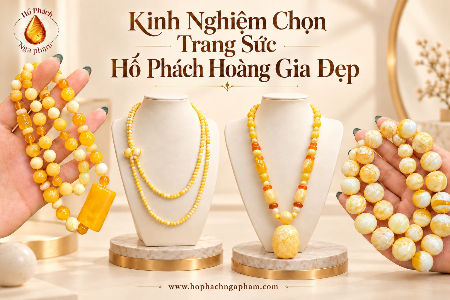 Kinh Nghiệm Chọn Trang Sức Hổ Phách Hoàng Gia Đẹp