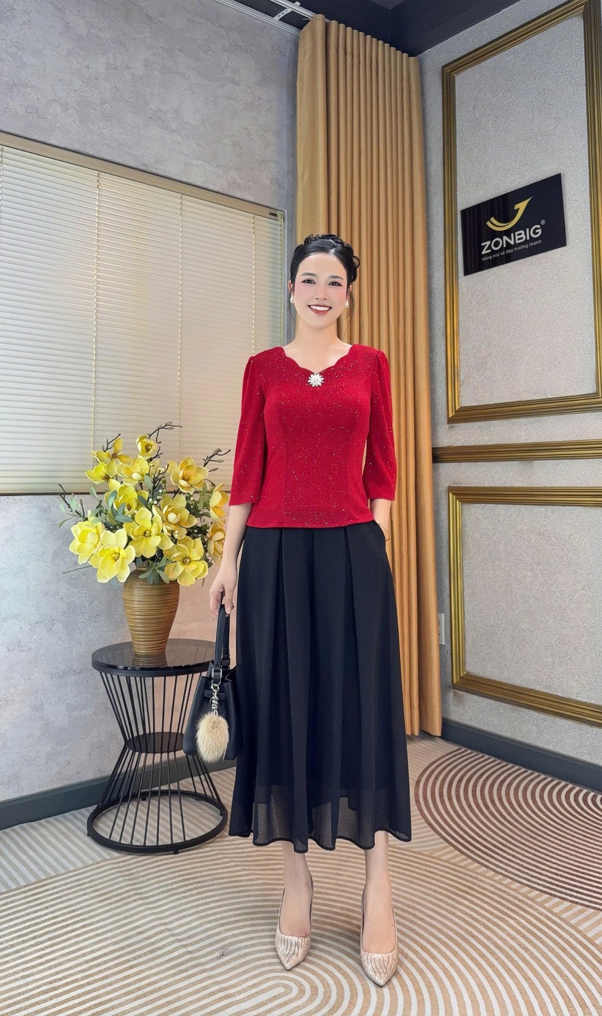 Áo kiểu - A2228 - Thương hiệu ZONBIG