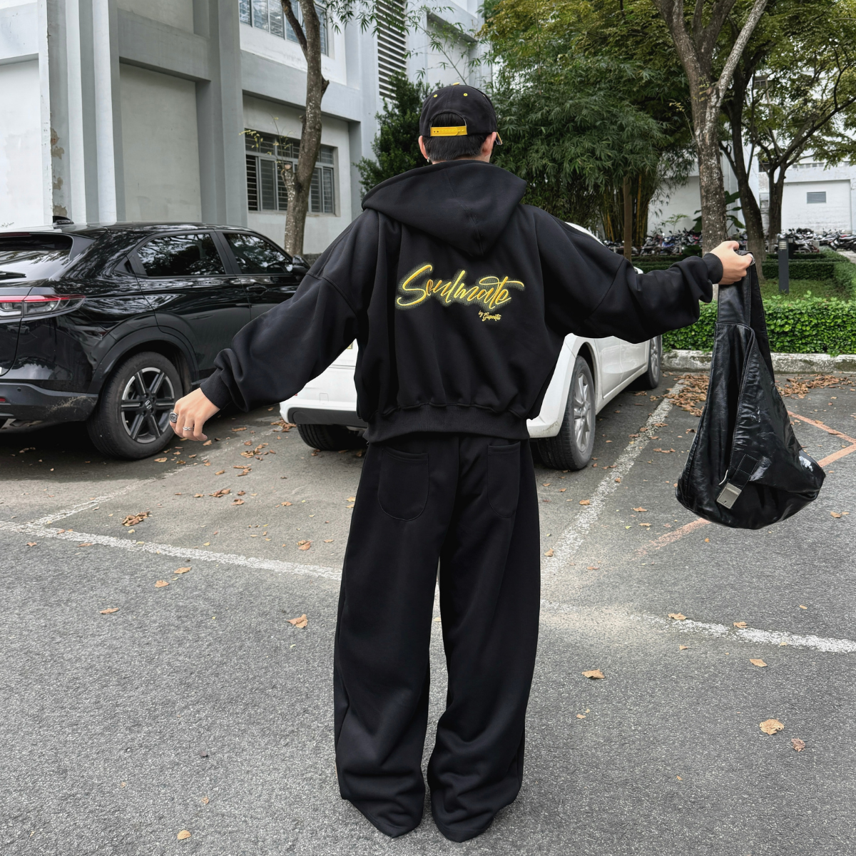 Áo Hoodie Zip Soulmate GUPO Áo Khoác Nỉ Ép Hàn 380GSM Thêu Nổi Form Boxy Unisex Local Brand - AKN-01_thumbnail_4